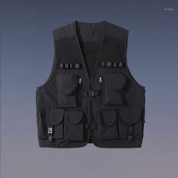 men's vests yy17 men high street vest cargo hip hop unique design military 3d multi pockets punk waistcoat fishing camping outdoor male, Black;white
men's vests yy17 men high street vest cargo hip hop unique design military 3d multi pockets punk waistcoat fishing camping outdoor male, Black;white