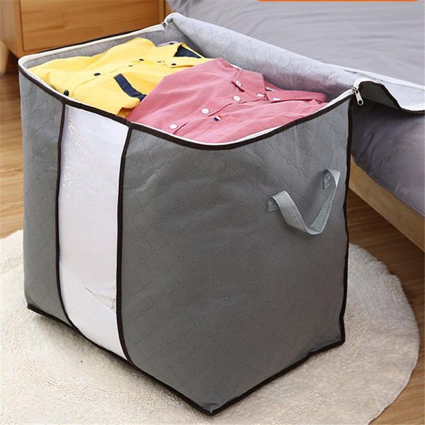 storage bags clothes quilt moistureproof thicken non-woven clothing organizers luggage sorting bag 90l wardrobe organize
storage bags clothes quilt moistureproof thicken non-woven clothing organizers luggage sorting bag 90l wardrobe organize