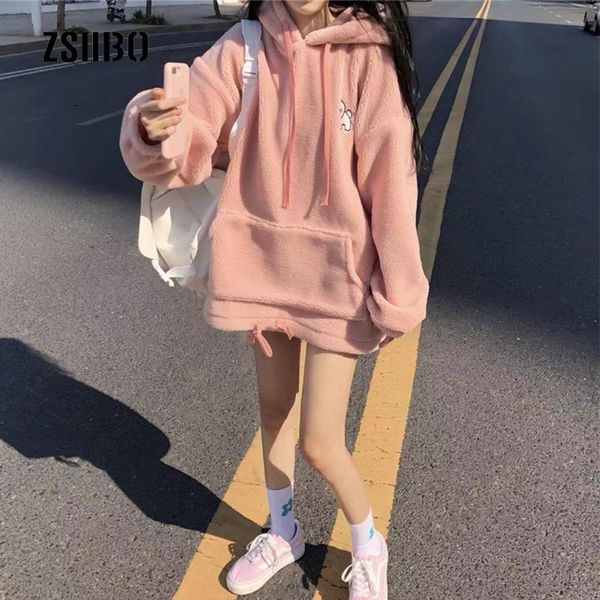 women's hoodies & sweatshirts lamb hair hooded sweatshirt female winter korea ins harajuku vintage cartoon fashion oversize loose casua, Black
women's hoodies & sweatshirts lamb hair hooded sweatshirt female winter korea ins harajuku vintage cartoon fashion oversize loose casua, Black