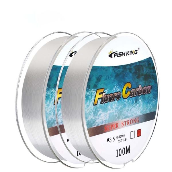 fluorocarbon soft fishing line 4.13-34.32lb carbon fiber leader strong accessories braid