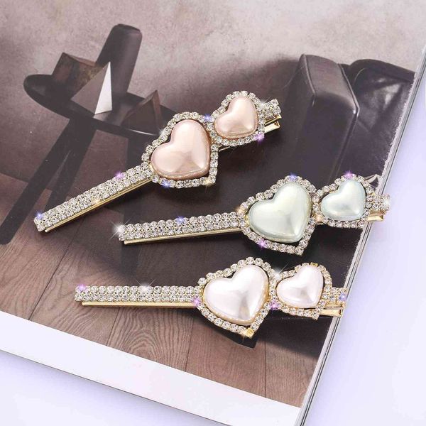 east gate girl's heart pearl hairpin side clip banger girl duckbill clip girl, Golden;silver
east gate girl's heart pearl hairpin side clip banger girl duckbill clip girl, Golden;silver