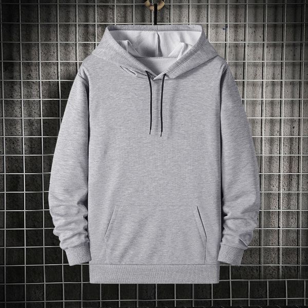 autumn solid color sweater large pullover loose casual sports hoodie korean fashion men's coat, Black
autumn solid color sweater large pullover loose casual sports hoodie korean fashion men's coat, Black