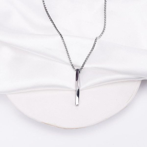 pendant necklaces titanium steel necklace men and women trendy street niche sweater accessories, Silver
pendant necklaces titanium steel necklace men and women trendy street niche sweater accessories, Silver