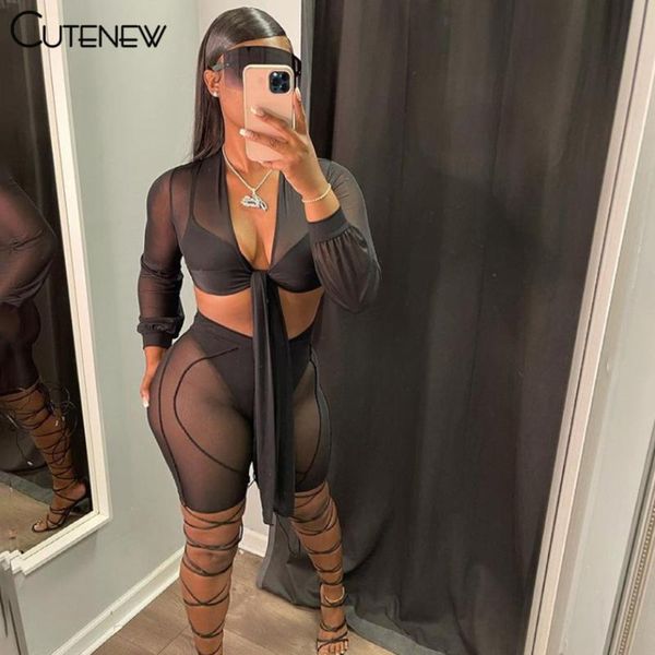 women's tracksuits cute y2k mesh two piece set women outfits hipster bandage see through long sleeve+skinny short pants lady party club, Gray
women's tracksuits cute y2k mesh two piece set women outfits hipster bandage see through long sleeve+skinny short pants lady party club, Gray