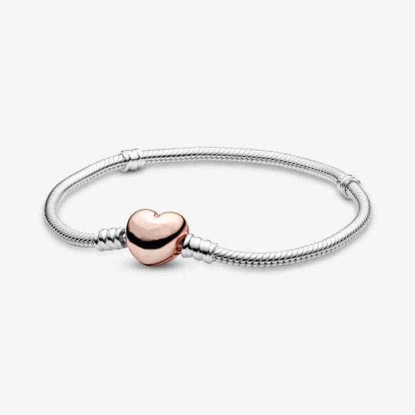 genuine 925 sterling silver rose gold heart clasp snake chain bracelet fit authentic european dangle charm for women fashion jewelry accesso, Golden;silver
genuine 925 sterling silver rose gold heart clasp snake chain bracelet fit authentic european dangle charm for women fashion jewelry accesso, Golden;silver