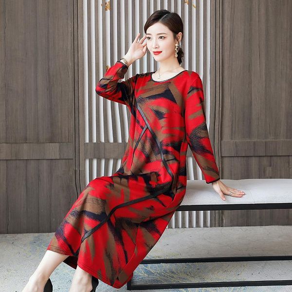 high-end loose long large size red stitching knitted slim slimming bottoming dress casual dresses, Black;gray
high-end loose long large size red stitching knitted slim slimming bottoming dress casual dresses, Black;gray