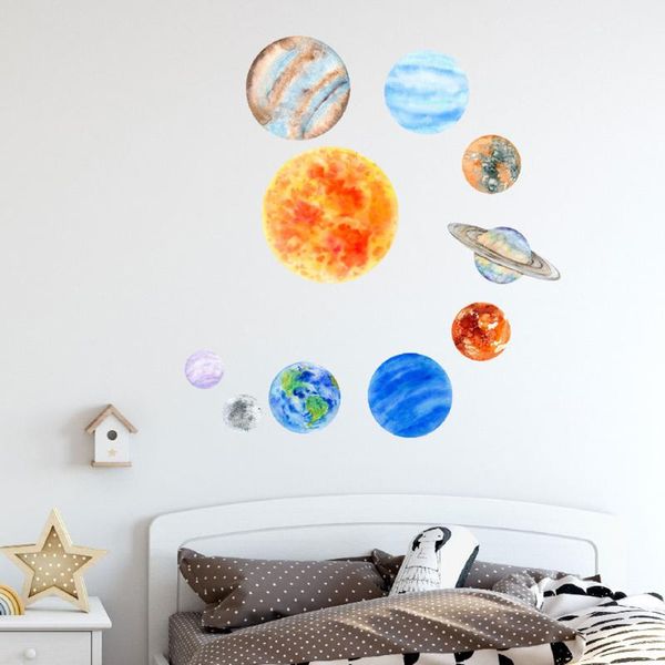 wall stickers sticker decals children's room enlightenment planet fluorescent watercolor glow decal wallpaper kids 
wall stickers sticker decals children's room enlightenment planet fluorescent watercolor glow decal wallpaper kids