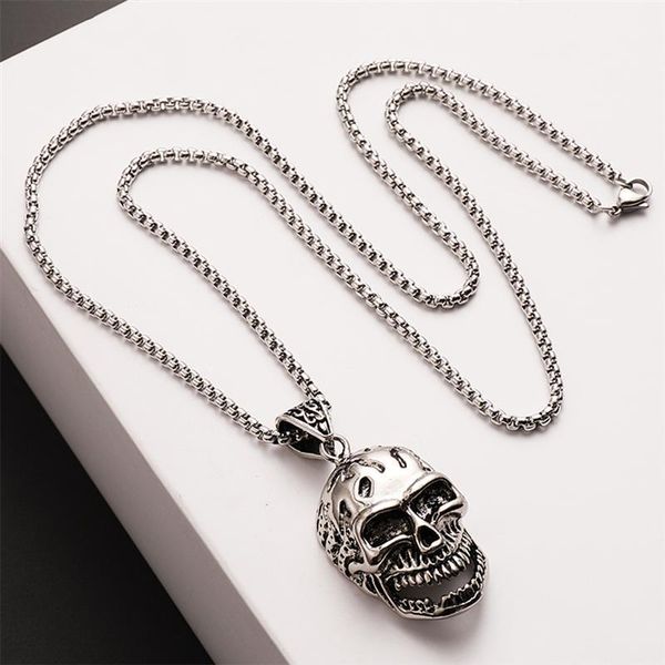 chains alloy charm neck chain imitation titanium steel punk hip-hop pendant necklace for men halloween, Silver
chains alloy charm neck chain imitation titanium steel punk hip-hop pendant necklace for men halloween, Silver