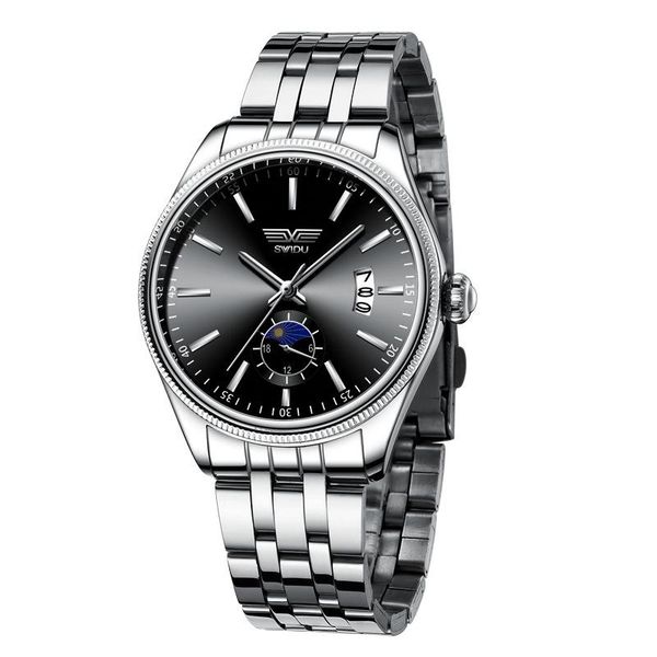 wristwatches mens luxury stainless steel men watch good quality calendar date clock black wrist watches 30m waterproof fashion brand hour, Slivery;brown
wristwatches mens luxury stainless steel men watch good quality calendar date clock black wrist watches 30m waterproof fashion brand hour, Slivery;brown