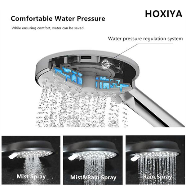 high pressure black sets bath handheld shower head with self-cleaning needle removes scale,multi-functions massage modes hand held 60 inch h
high pressure black sets bath handheld shower head with self-cleaning needle removes scale,multi-functions massage modes hand held 60 inch h