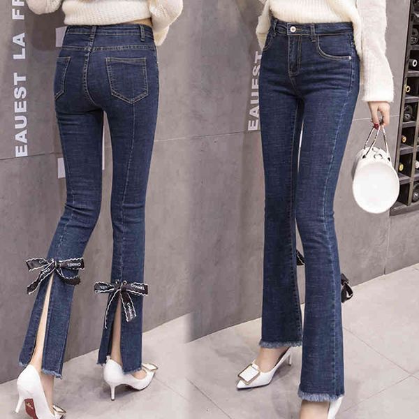 women's jeans students girls spring korean version high waist thin bow split harajuku denim pants women streetwear bottom cloth 0j0q, Blue
women's jeans students girls spring korean version high waist thin bow split harajuku denim pants women streetwear bottom cloth 0j0q, Blue