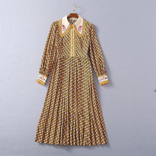 european and american women's clothes will be styles in spring 2021 long sleeve printed lapel fashion checked pleated dress casual dres, Black;gray
european and american women's clothes will be styles in spring 2021 long sleeve printed lapel fashion checked pleated dress casual dres, Black;gray