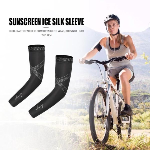 cycling gloves ice silk arm sleeves print outdoor running elbow guard cover portable waterproof elements for wheel up, Black
cycling gloves ice silk arm sleeves print outdoor running elbow guard cover portable waterproof elements for wheel up, Black