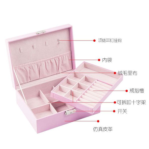 portable large-capacity storage box dresser princess style convenient chinese square exquisite jewelry boxes & bins
portable large-capacity storage box dresser princess style convenient chinese square exquisite jewelry boxes & bins