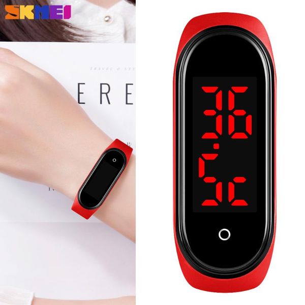 wristwatches skmei fashion women men digital watch touch screen track body temperature led electronic bracelet sport healthy life wristwatch, Slivery;brown
wristwatches skmei fashion women men digital watch touch screen track body temperature led electronic bracelet sport healthy life wristwatch, Slivery;brown