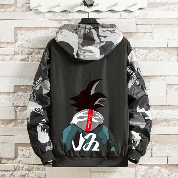 spring autumn new men et fashion printing casul streetwear hooded splice sports coats outwear s-5xl, Black;brown
spring autumn new men et fashion printing casul streetwear hooded splice sports coats outwear s-5xl, Black;brown