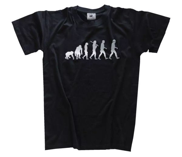 silver edition alien extraterrestrial ufo evolution t-shirt s-xxxl, White;black
silver edition alien extraterrestrial ufo evolution t-shirt s-xxxl, White;black