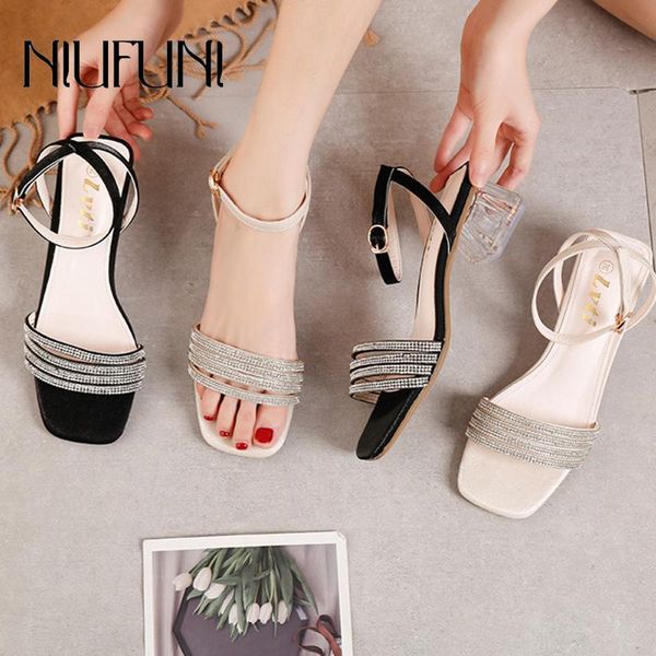 sandals square toe open women's rhinestone metal buckle transparent pvc crystal heel microfiber summer women shoes, Black
sandals square toe open women's rhinestone metal buckle transparent pvc crystal heel microfiber summer women shoes, Black