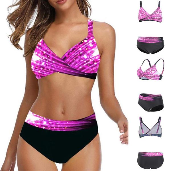 one-piece suits 2021 bikini women swimsuit large gradient bright high waist split swimwear biquini swim beach micro set
one-piece suits 2021 bikini women swimsuit large gradient bright high waist split swimwear biquini swim beach micro set