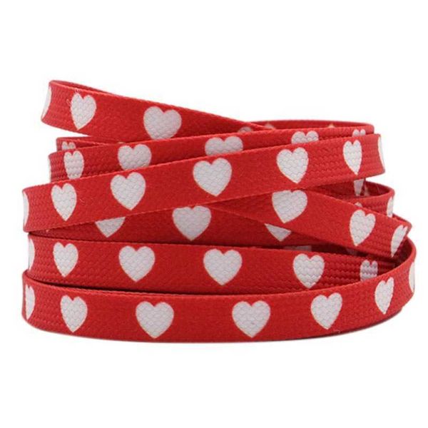 lovers couples shoelaces flat printed red white heart boot laces heat transfer latchet for 1970s white shoes, White;pink
lovers couples shoelaces flat printed red white heart boot laces heat transfer latchet for 1970s white shoes, White;pink