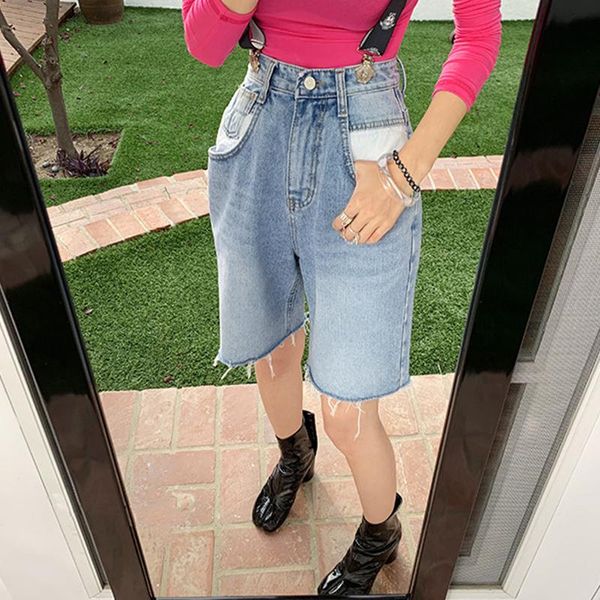fashion streetwear spring summer jeans unique vintage wash light blue wrinkle frayed hem short lady women's
fashion streetwear spring summer jeans unique vintage wash light blue wrinkle frayed hem short lady women's