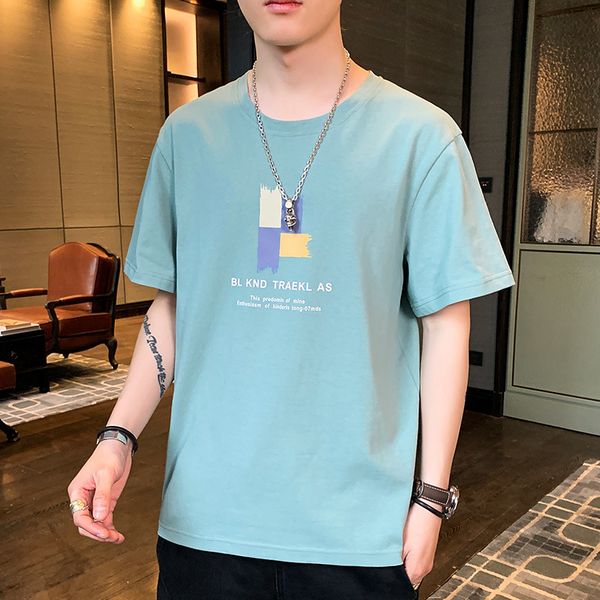 men's t-shirts summer short sleeve men's fashion youth base shirt casual cotton round collar t kgbs, White;black
men's t-shirts summer short sleeve men's fashion youth base shirt casual cotton round collar t kgbs, White;black