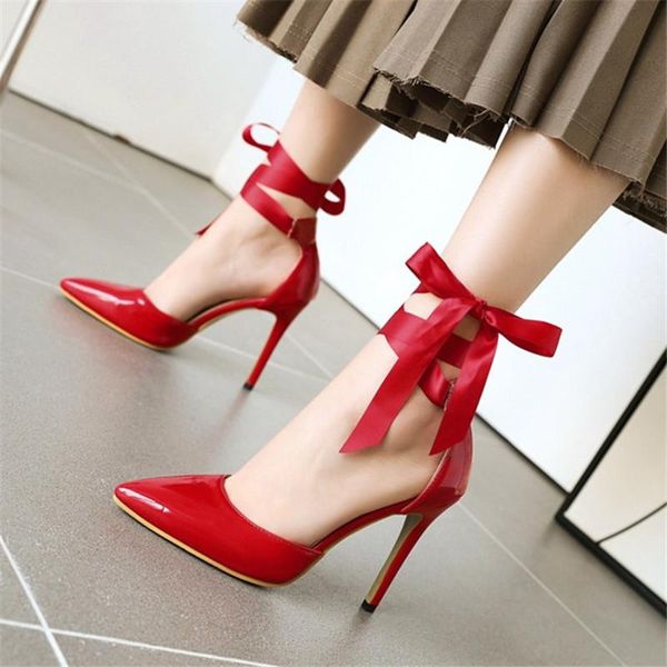 cross tied gladiator sandals women stiletto high heels 11cm patent leather strappy party dress ol shoes red blue 43, Black
cross tied gladiator sandals women stiletto high heels 11cm patent leather strappy party dress ol shoes red blue 43, Black