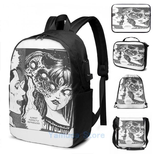 backpack graphic print junji ito finally painted your beauty almost perfectly reproduced usb charge men school travel lapbag
backpack graphic print junji ito finally painted your beauty almost perfectly reproduced usb charge men school travel lapbag