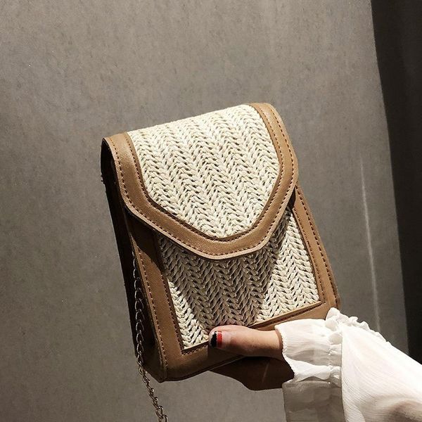 evening bags 2021 fashion straw chain shoulder summer beach mobile phone storage women all-match crossbody sac a main de femme
evening bags 2021 fashion straw chain shoulder summer beach mobile phone storage women all-match crossbody sac a main de femme