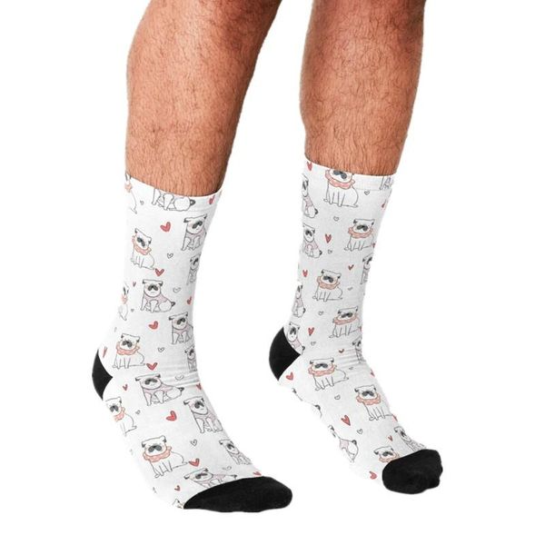 men's socks 2021 funny men's sock pug dogs pattern printed hip hop men happy cute boys street style crazy for, Black
men's socks 2021 funny men's sock pug dogs pattern printed hip hop men happy cute boys street style crazy for, Black