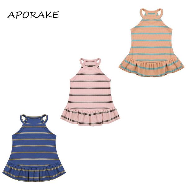 girl's dresses 2021 0-4y summer fashion kids baby girls dress striped print sleeveless knitted ruffle a-line toddler sundress, Red;yellow
girl's dresses 2021 0-4y summer fashion kids baby girls dress striped print sleeveless knitted ruffle a-line toddler sundress, Red;yellow