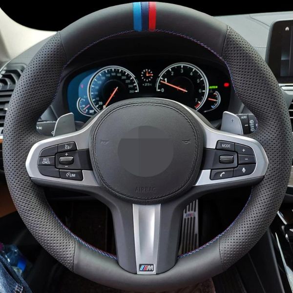 black artificial leather car wear-resistant steering wheel cover for m sport g30 g31 g32 g20 g21 g14 g15 g16 g01g02 g05 covers
black artificial leather car wear-resistant steering wheel cover for m sport g30 g31 g32 g20 g21 g14 g15 g16 g01g02 g05 covers