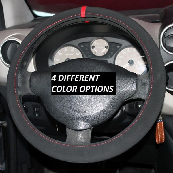 steering wheel covers universal black suede leather car cover with marker 38-40cm anti-slip professional auto decoration
steering wheel covers universal black suede leather car cover with marker 38-40cm anti-slip professional auto decoration