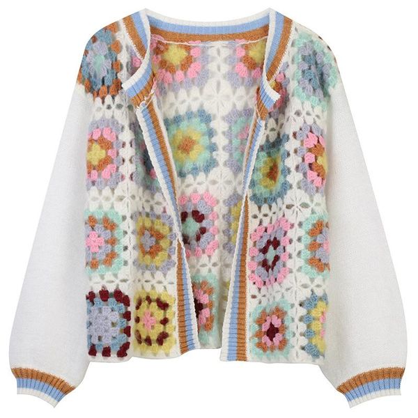 women's knits & tees vintage sweater cardigans women knit long sleeve hollow out casual streetwear jersey 2021 autumn winter korean st, White
women's knits & tees vintage sweater cardigans women knit long sleeve hollow out casual streetwear jersey 2021 autumn winter korean st, White