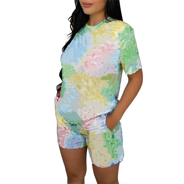 women tie dye tracksuits casual two piece sets summer clothing jogger suit short sleeve t shirt+shorts plus size s-2xl 5481, Gray
women tie dye tracksuits casual two piece sets summer clothing jogger suit short sleeve t shirt+shorts plus size s-2xl 5481, Gray