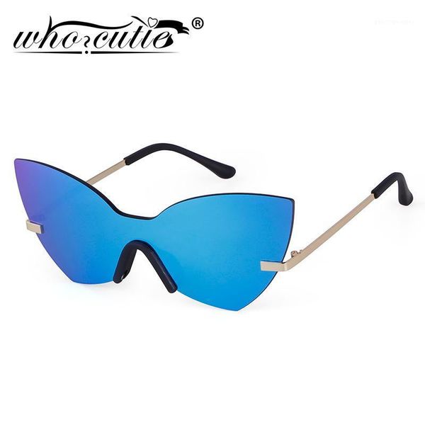 vintage rimless cat eye sunglasses men women 2021 brand design metal frame mirror lens one piece sun glasses s170, White;black
vintage rimless cat eye sunglasses men women 2021 brand design metal frame mirror lens one piece sun glasses s170, White;black