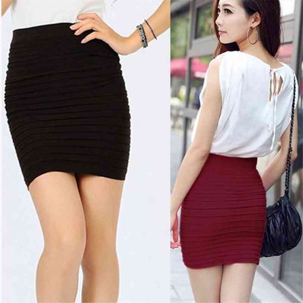 summer high waist knitting womens skirts pleated candy color plus size elastic knitted mini short, Black
summer high waist knitting womens skirts pleated candy color plus size elastic knitted mini short, Black
