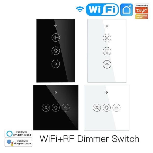 smart home control wifi rf light dimmer switch 2/3way muilti-control life/tuya app works with alexa google voice assistants
smart home control wifi rf light dimmer switch 2/3way muilti-control life/tuya app works with alexa google voice assistants
