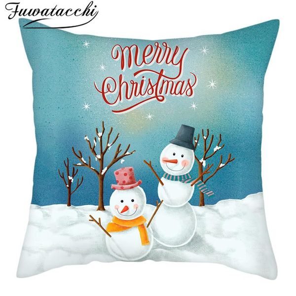 cushion/decorative pillow fuwatacchi christmas cushion cover snowman for home decoration pillowcase soft living room pillows case decor
cushion/decorative pillow fuwatacchi christmas cushion cover snowman for home decoration pillowcase soft living room pillows case decor