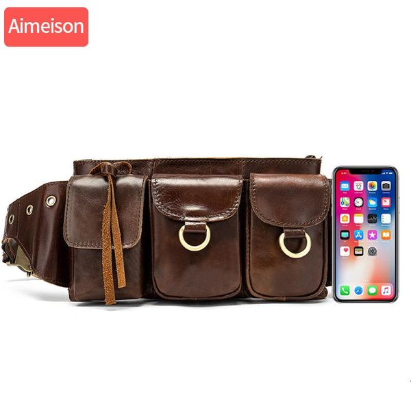 aimeison genuine leather waist packs fanny pack belt bag phone pouch bags travel male small
aimeison genuine leather waist packs fanny pack belt bag phone pouch bags travel male small