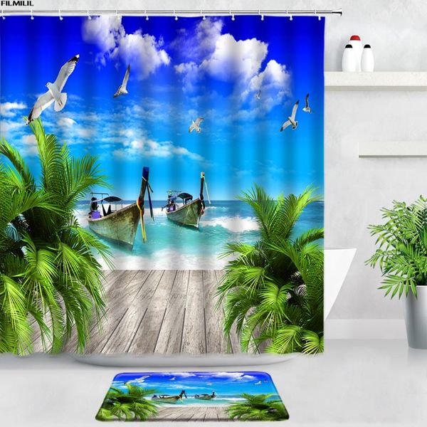 shower curtains beach palm trees ocean scenery retro wooden board boat home decor door pad bathroom non-slip rugs bath mats sets
shower curtains beach palm trees ocean scenery retro wooden board boat home decor door pad bathroom non-slip rugs bath mats sets