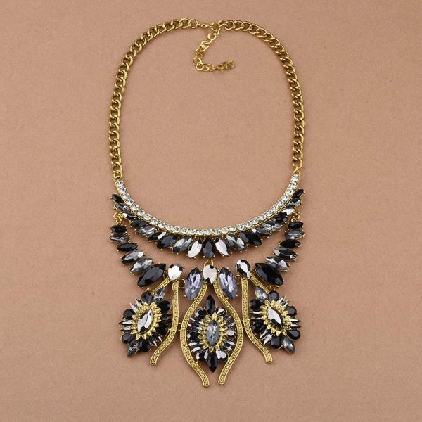 chokers women's black-color crystal statement necklace pendant jewelry for girls layered vintage gold plated collar necklaces, Golden;silver
chokers women's black-color crystal statement necklace pendant jewelry for girls layered vintage gold plated collar necklaces, Golden;silver