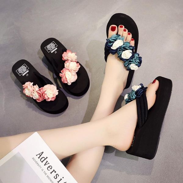 non slip wedges slippers fashion women slip-on open toe summer heels flower clip slides shoes high size 36-40, Black
non slip wedges slippers fashion women slip-on open toe summer heels flower clip slides shoes high size 36-40, Black