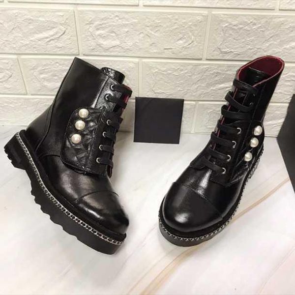 boots black lace-up buckle 2021 autumn winter outside heighten recreational joker leather women's shoes1
boots black lace-up buckle 2021 autumn winter outside heighten recreational joker leather women's shoes1