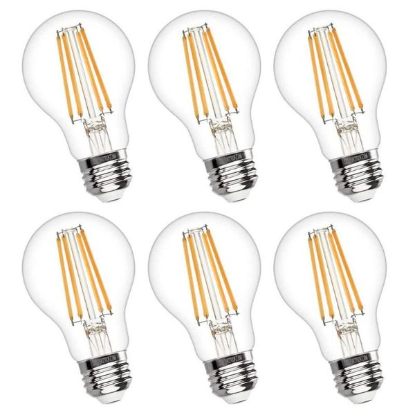 bulbs 6pack vintage led edison bulb dimmable 4w 6w 8w 10w a19 light 2700k soft white filament for home,cafe,office
bulbs 6pack vintage led edison bulb dimmable 4w 6w 8w 10w a19 light 2700k soft white filament for home,cafe,office