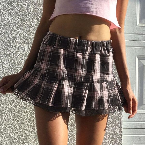 skirts 2021 arrivals women girls lace mesh patchwork pleated skirt a-line flare mini fashion y2k style, Black
skirts 2021 arrivals women girls lace mesh patchwork pleated skirt a-line flare mini fashion y2k style, Black