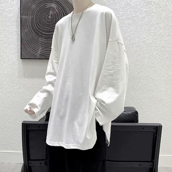 men's t-shirts side slit irregular solid autumn men woman t shirt long sleeve overszied o neck cool fashion 2021 creative clothing, White;black
men's t-shirts side slit irregular solid autumn men woman t shirt long sleeve overszied o neck cool fashion 2021 creative clothing, White;black