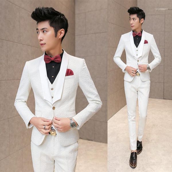 men's suits & blazers men's wholesale- fashion brand 2022 casual rose embossing wedding suit male slim korea style vest an, White;black
men's suits & blazers men's wholesale- fashion brand 2022 casual rose embossing wedding suit male slim korea style vest an, White;black