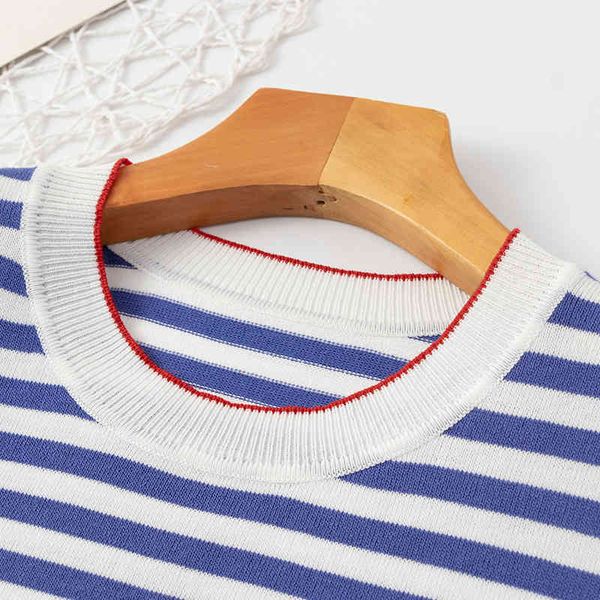 women's t-shirt wixra blusa feminina de malha com gola redonda, camiseta básica casual verão na moda estampa listrada e manga curta w5w, White
women's t-shirt wixra blusa feminina de malha com gola redonda, camiseta básica casual verão na moda estampa listrada e manga curta w5w, White
