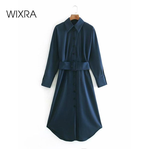 casual dresses wixra shirts dress with belt womens straight turn-down collar single breasted high street spring autumn, Black;gray
casual dresses wixra shirts dress with belt womens straight turn-down collar single breasted high street spring autumn, Black;gray